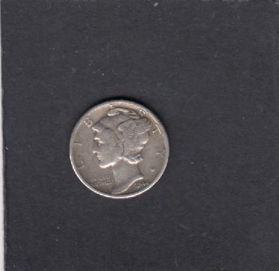 Beschrijving: 1 Dime MERCURY